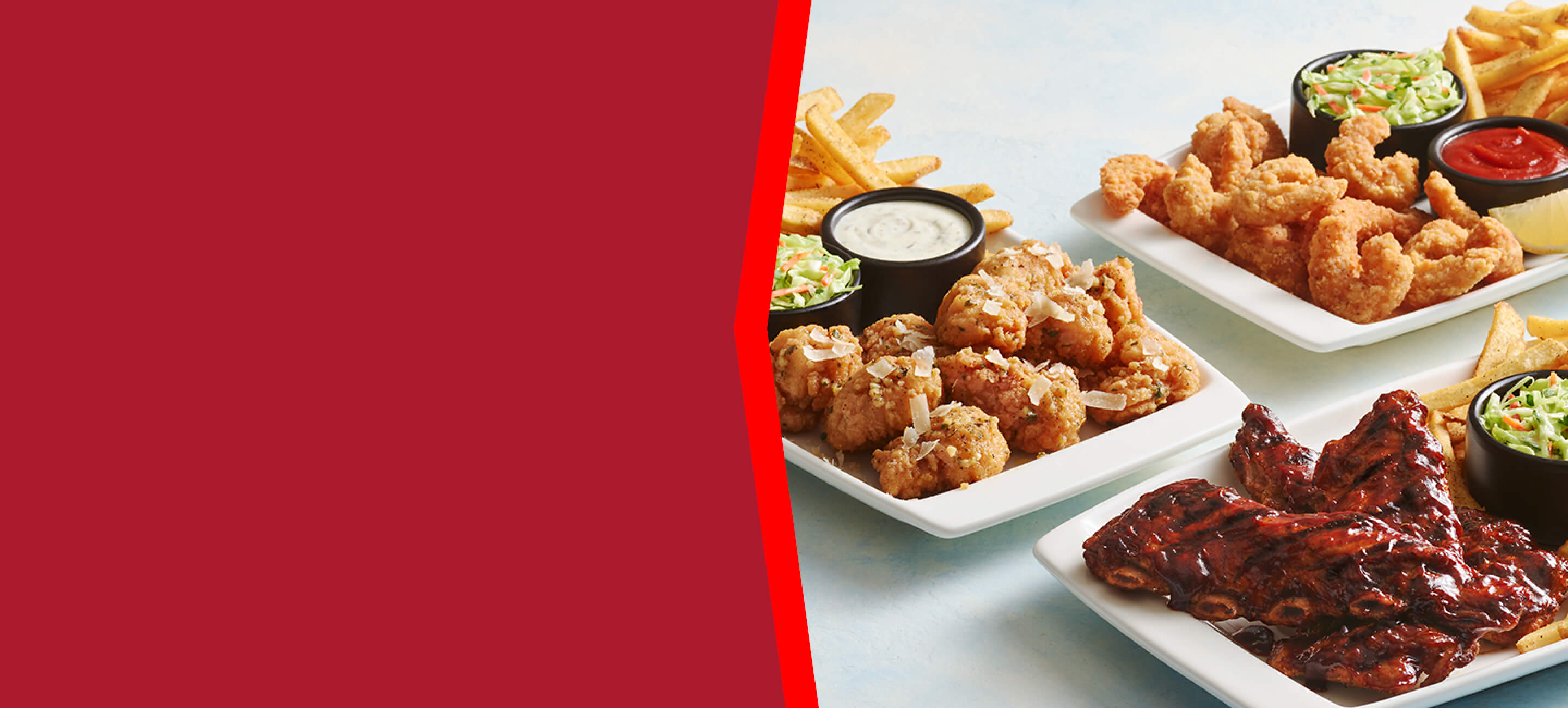 Image of Applebee's® All You Can Eat Boneless Wings, Riblets & Shrimp for $15.99