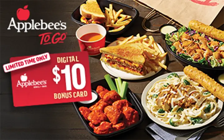 Restaurant Gift Card Deal - $10 Bonus E-Gift Card with $40 Purchase